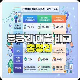 중금리 대출 비교 총정리