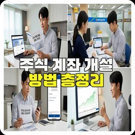 주식 계좌 개설 방법 총정리